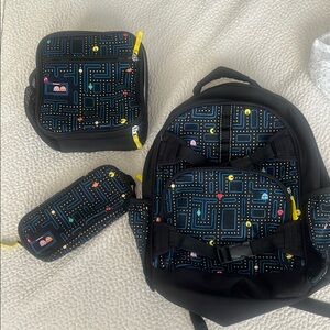 Pottery Barn Pac-Man Backpack Set